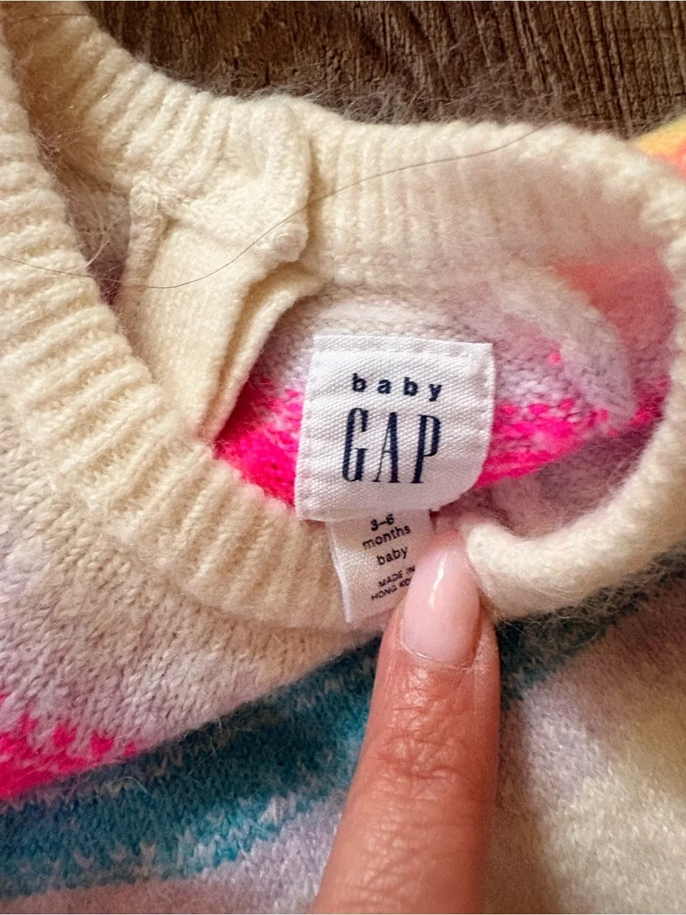 GAP cream knit